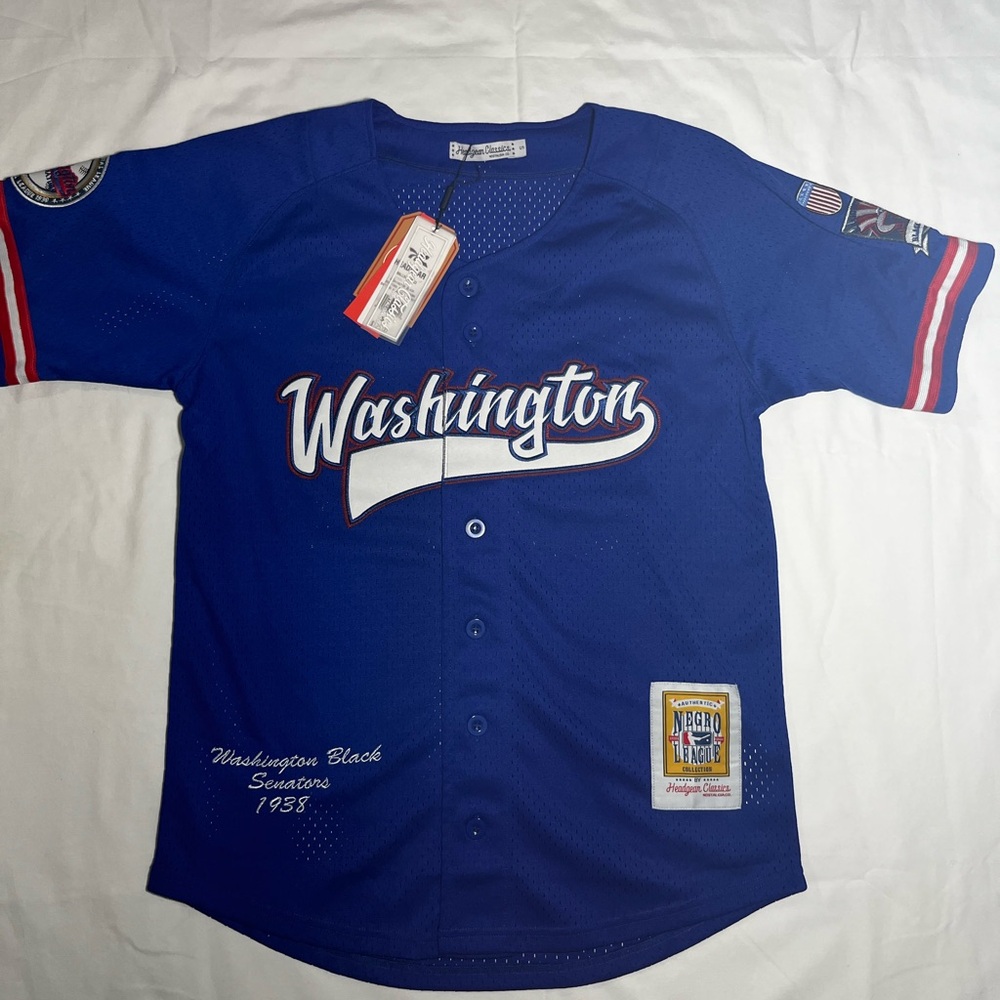 Washington Blue Baseball Jersey